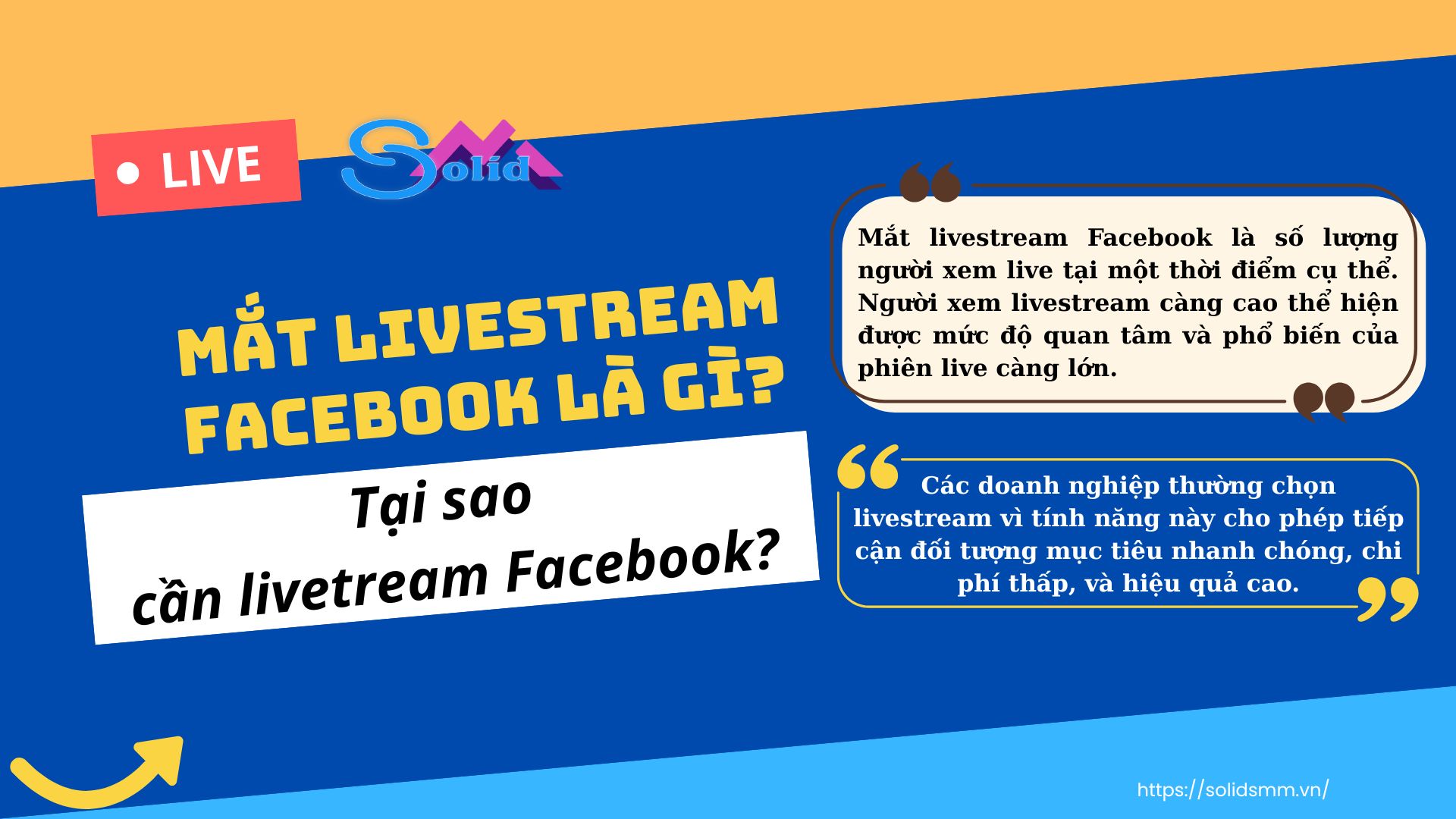 Mắt livestream Facebook là gì Tại sao cần livestream trên Facebook